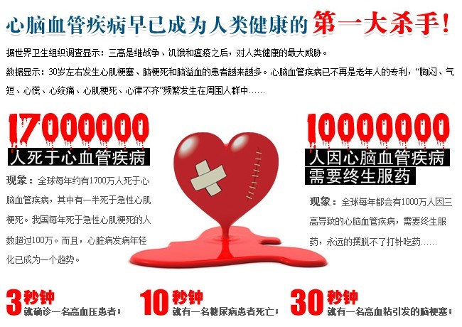 三十岁以后就要注意血管疾病